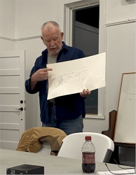 Cecil Smith KV4QO gives the presentation.